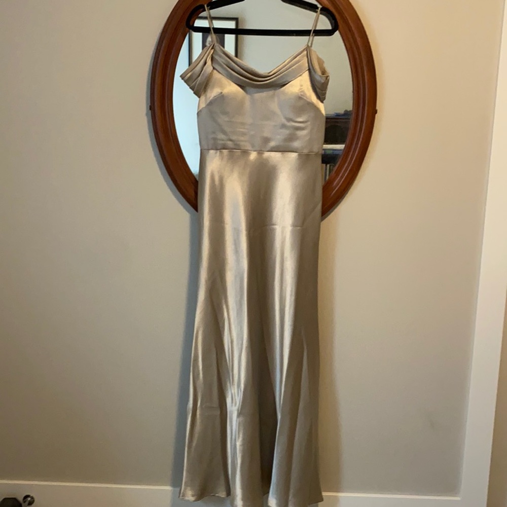 Jenny Yoo Serena Dress in Latte Size 12